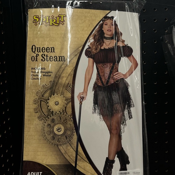 Spirit Queen of Steam Costume (size S 4-6) USED ONCE - Picture 1 of 2